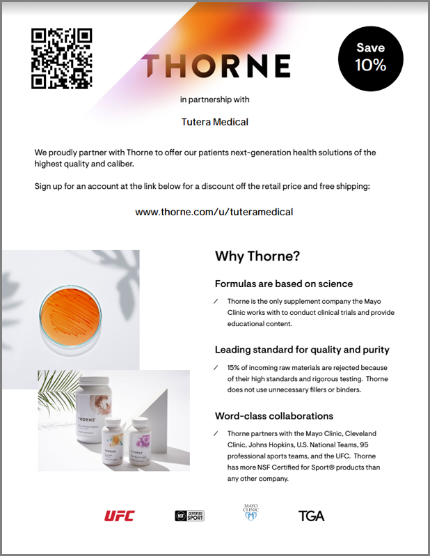 thorne discount