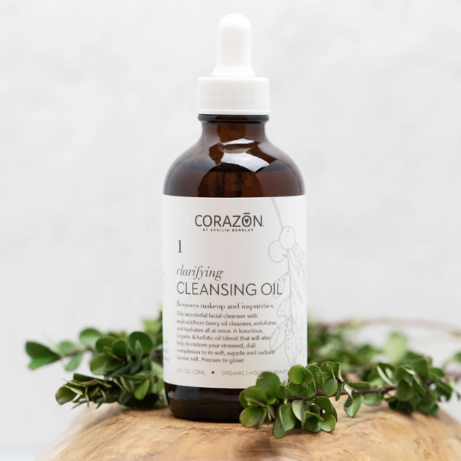 corazon clarifying cleansing oil